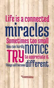 Life is a miracle